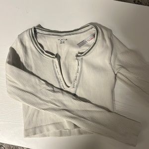 Blue and cream Urban Outfitters top